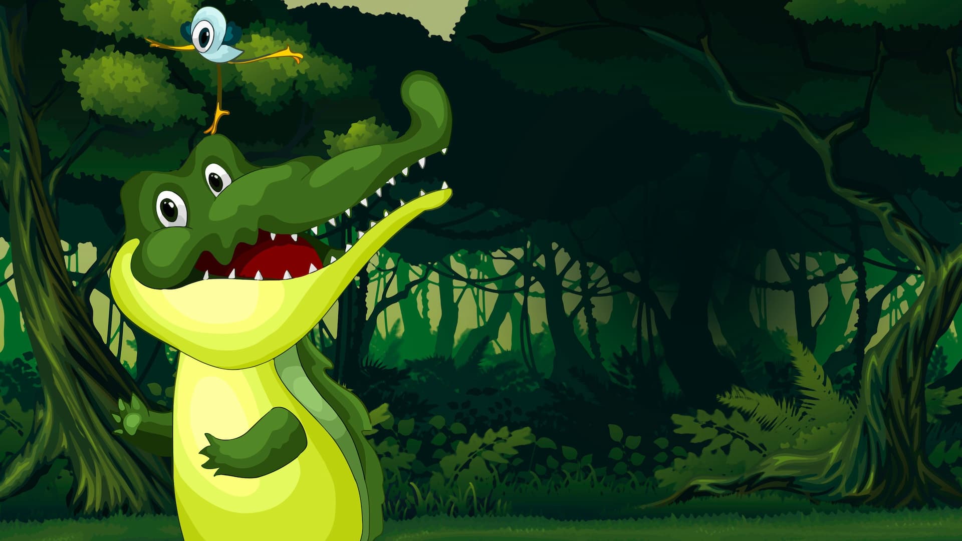 Tari Kuşu ve Timsah